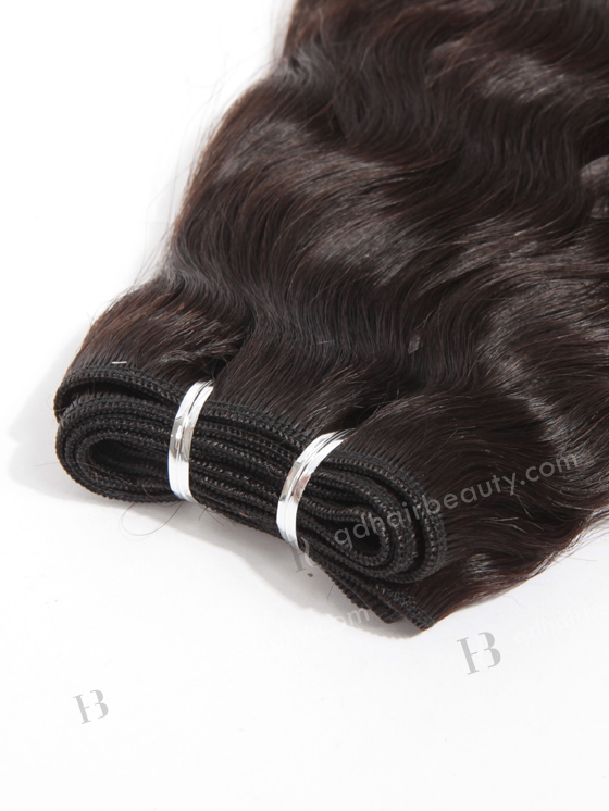 In Stock Brazilian Virgin Hair 14" Natural Wave Natural Color Machine Weft SM-051