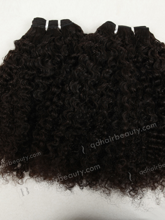 No tangle No Shed 16" Tight Curl Black Hair Weave WR-MW-019