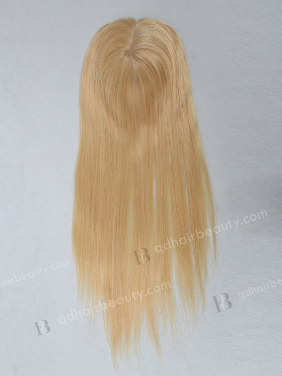 European Virgin Hair 22" Straight 24/613# highlight Color Top Closure WR-TC-010