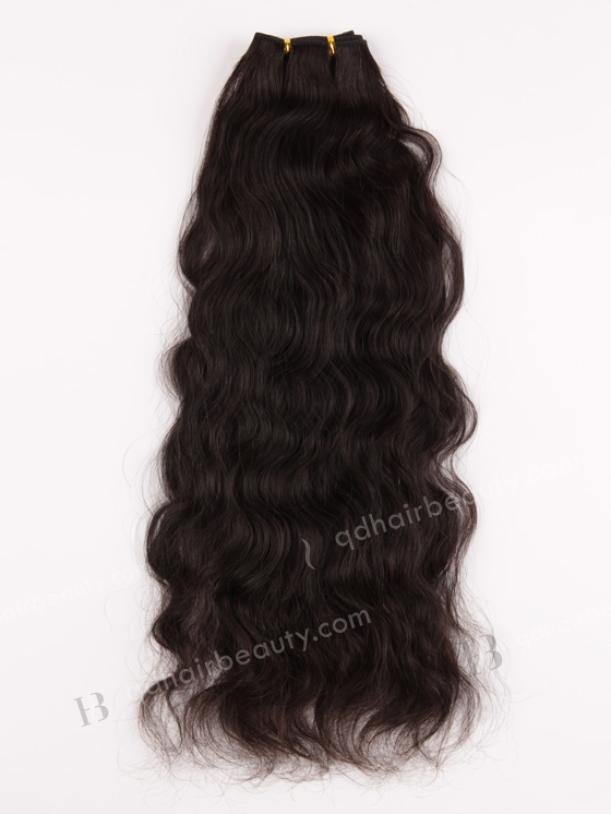 In Stock Indian Remy Hair 22" Natural Wave Natural Color Machine Weft SM-029