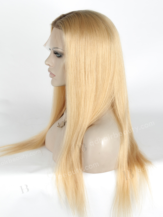 In Stock Chinese Virgin Hair 20" Straight T9/24# Color Silk Top Full Lace Wig STW-712