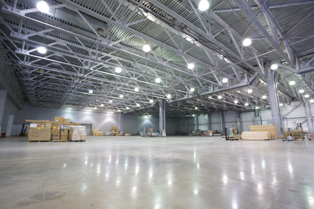 How many high bay lights do you need for industrial lighting