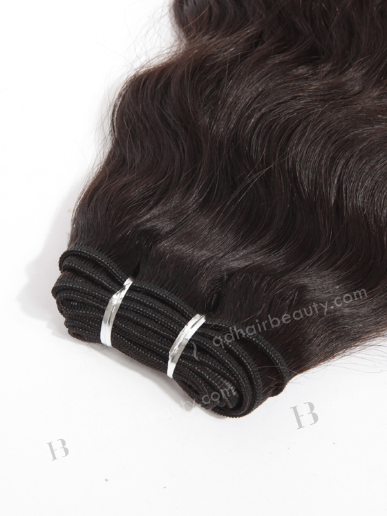 In Stock Indian Virgin Hair 12" Natural Wave Natural Color Machine Weft SM-047