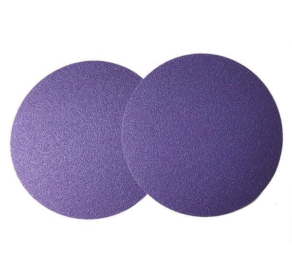 Ceramic Alox Korean PET Film Purple Film Sanding Disc Factory 
