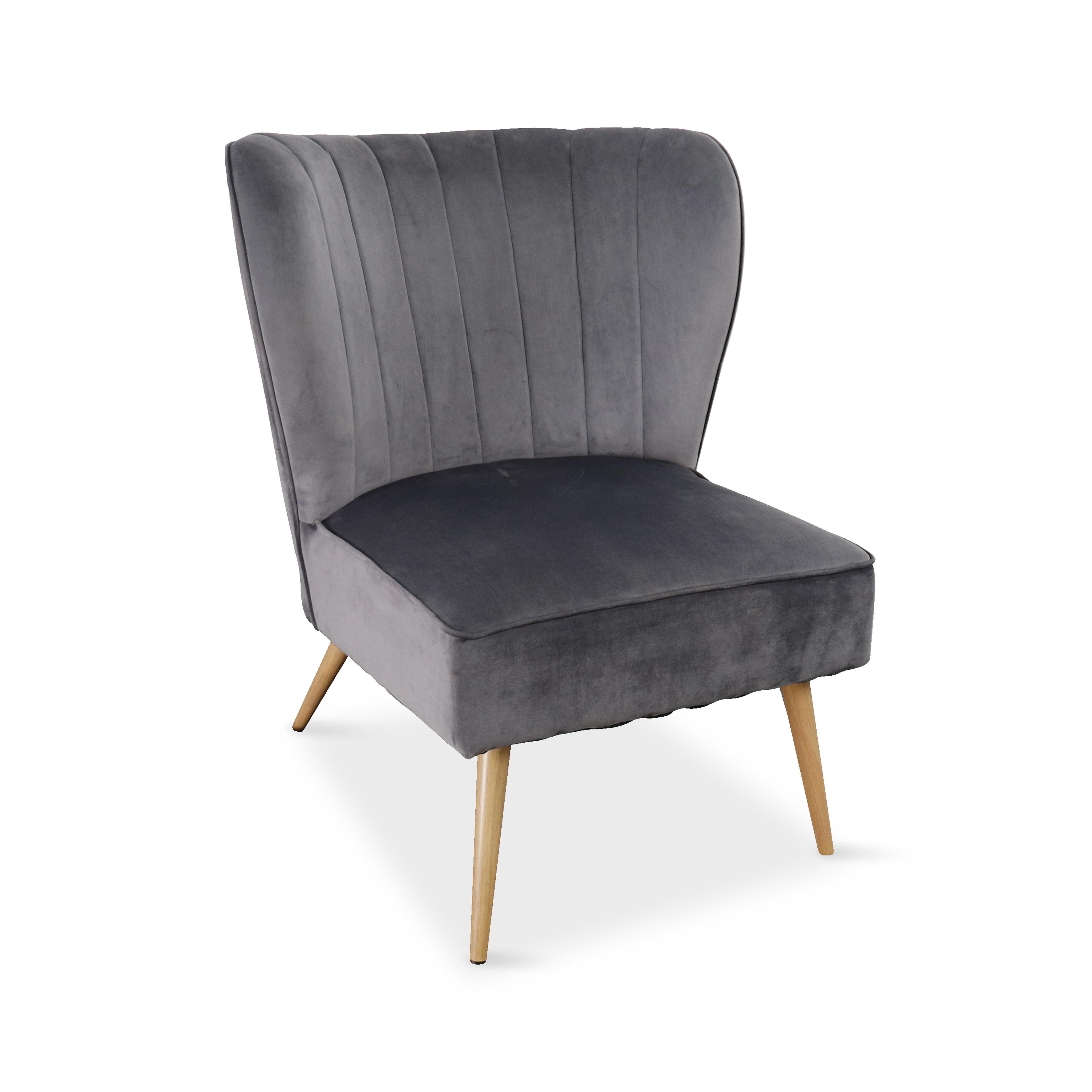 Modern Living Room Leisure Chair Covered by Velvet