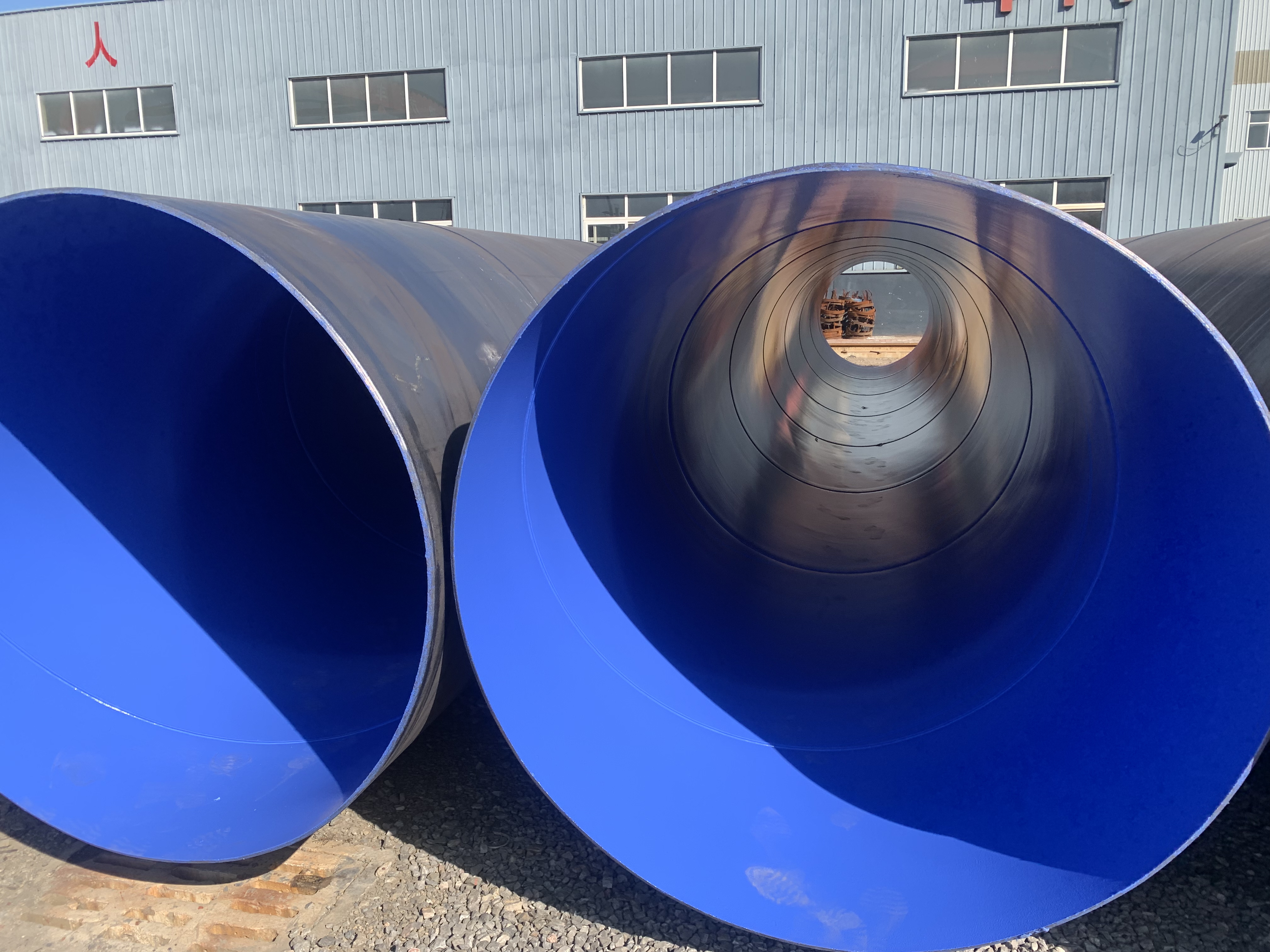 DN3600 large diameter steel plastic pipe