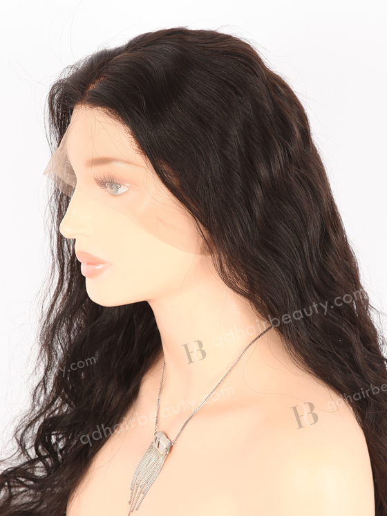 In Stock Brazilian Virgin Hair 22" Natural Straight Natural Color Full Lace Wig FLW-04105