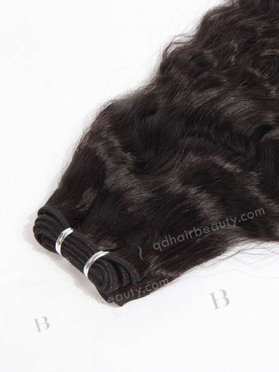 In Stock Indian Remy Hair 18" Natural Wave 1B# Color Machine Weft SM-184