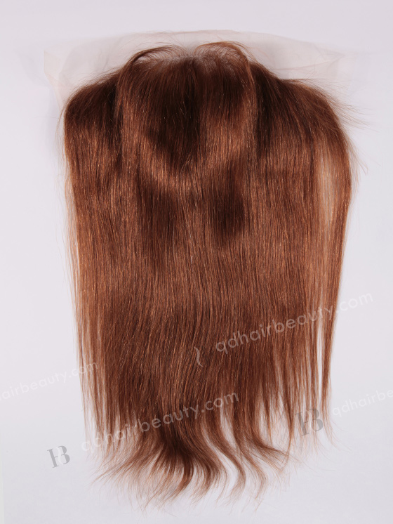 In Stock Malaysian Virgin Hair 14" Straight Color #30 Lace Frontal SKF-032