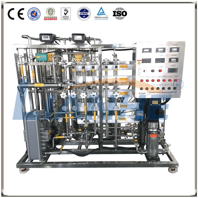 500L/H Double-stage Reverse Osmosis Water Treatment with EDI System