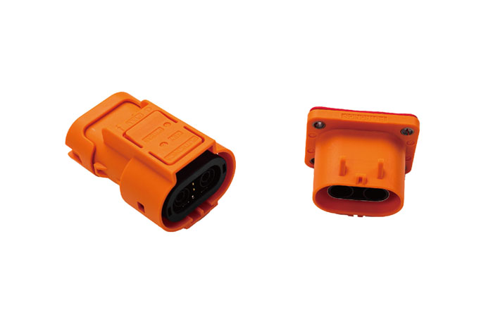 New energy vehicle connector 2-pin 2.5-10 mm² plastic high voltage connector