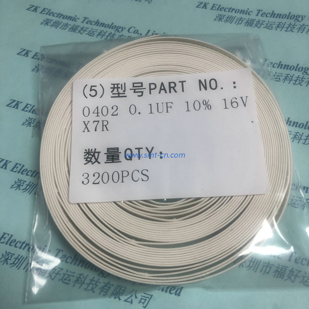 0402 0.1UF 10% 16V X7R capacitor (1)