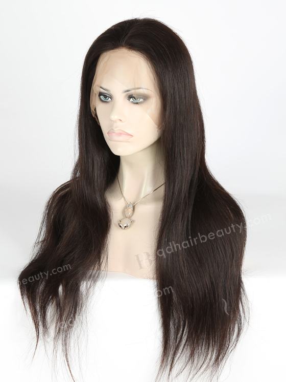 In Stock Brazilian Virgin Hair 22" Straight Natural Color 360 Lace Wig 360LW-04004