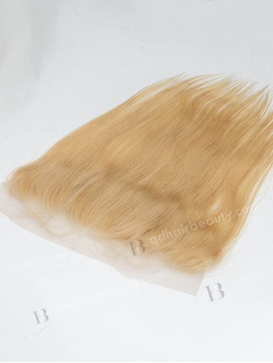 In Stock Malaysian Virgin Hair 16" Straight Color #24 Lace Frontal SKF-035