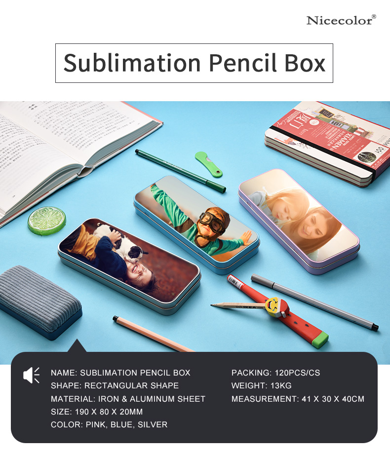 Sublimation Pencil Box 