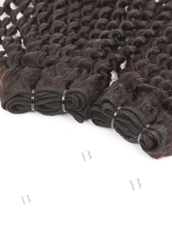 In Stock 5A Peruvian Virgin Hair 16" Double Drawn Baby Curl) Natural Color Machine Weft SM-6159