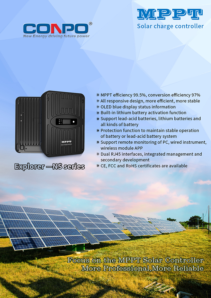 MPPT Solar Charge Controller Runner series 30A/40A/50A/60A 12V/24V auto.,  PV max. volt. 100VDC(30A/40A), 150VDC(50A/60A)