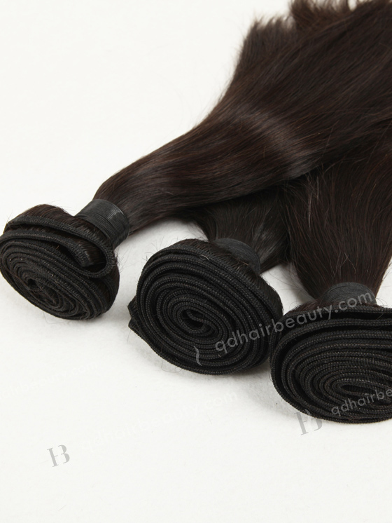 In Stock Cambodian Virgin Hair 12" Straight Natural Color Machine Weft SM-916