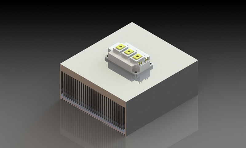 extrusion heat sink-air cooling