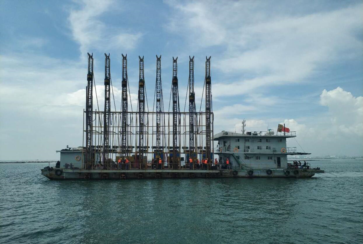 广西天盛港务有限公司码头港池和调头地浅点炸礁疏浚