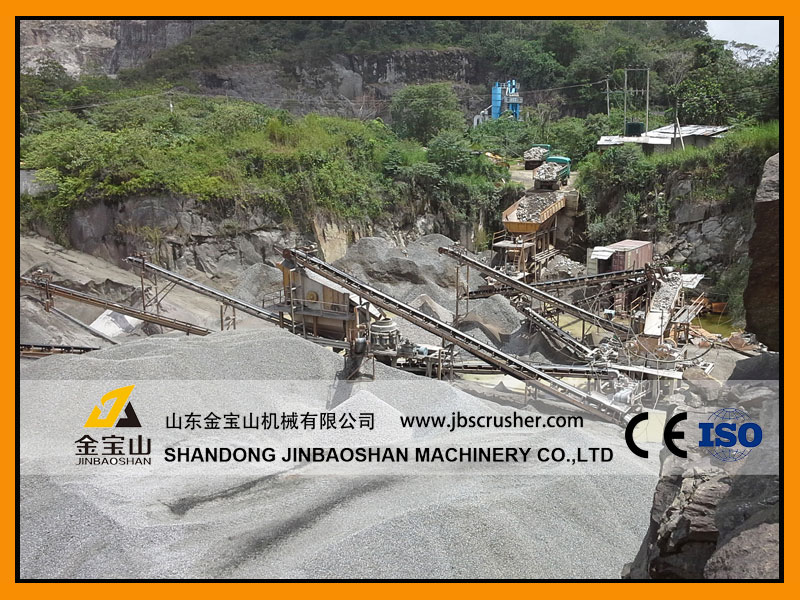 JBS 250tph Granite Crushing Plant in Chile