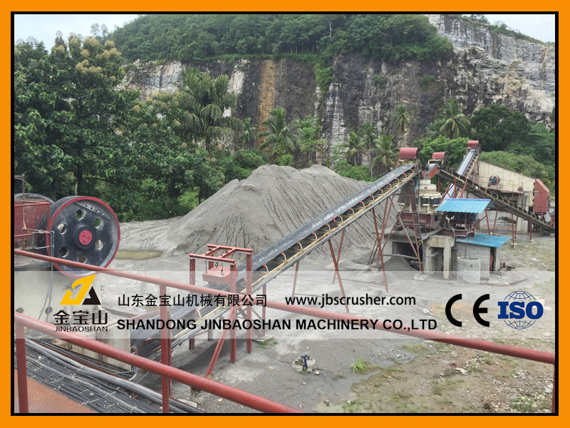 JBS 150tph River stone crushing plant in Bangladesh