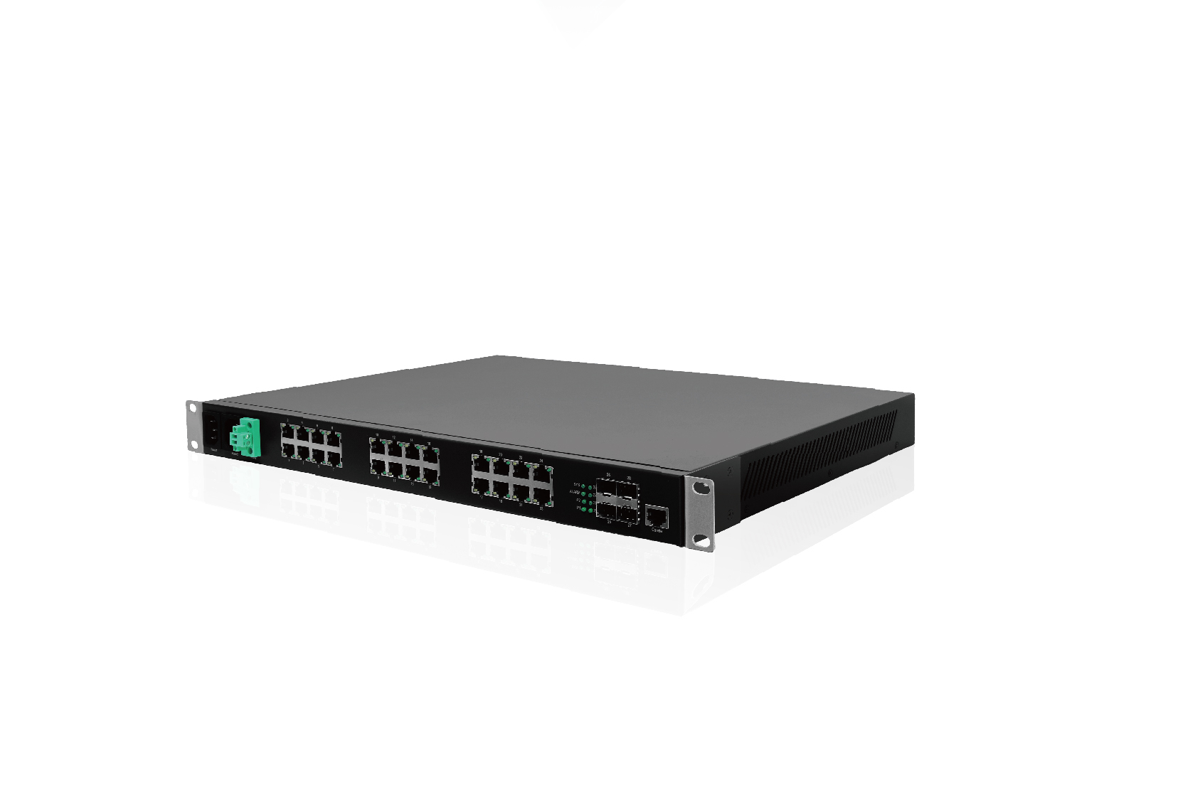 Rack type industrial grade network management switch