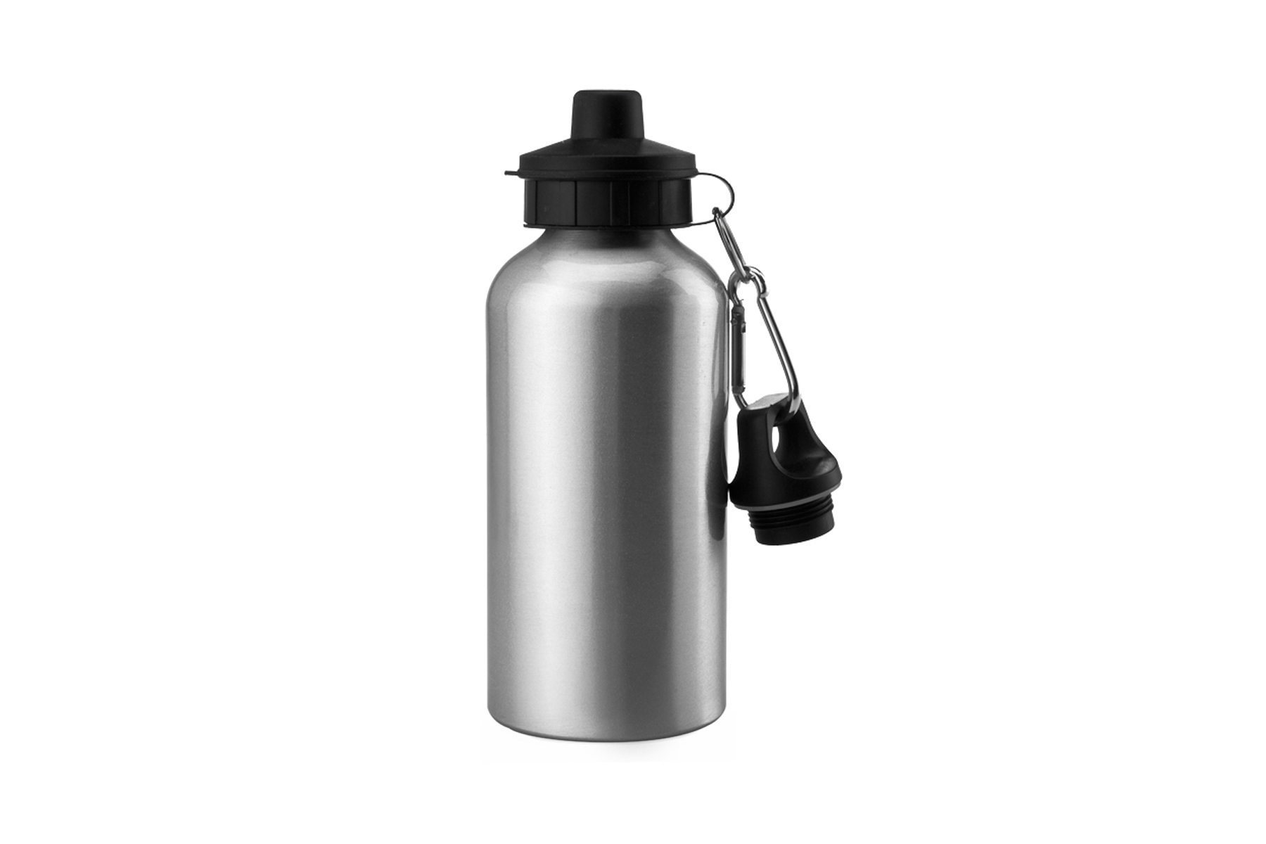 400ml Aluminum Silver Sport Water Bottle