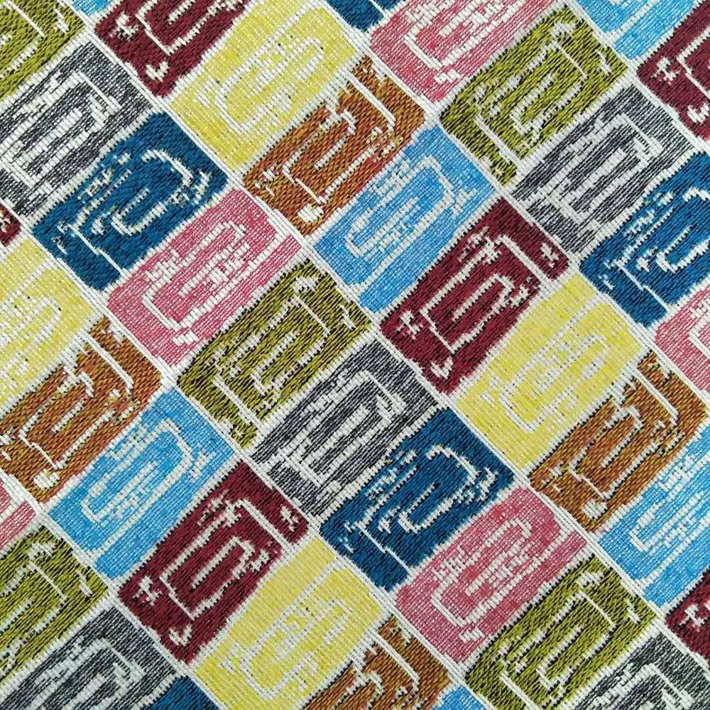 jacquard fabric with colorful use for sofa curtain ,pillow .fantastic design 