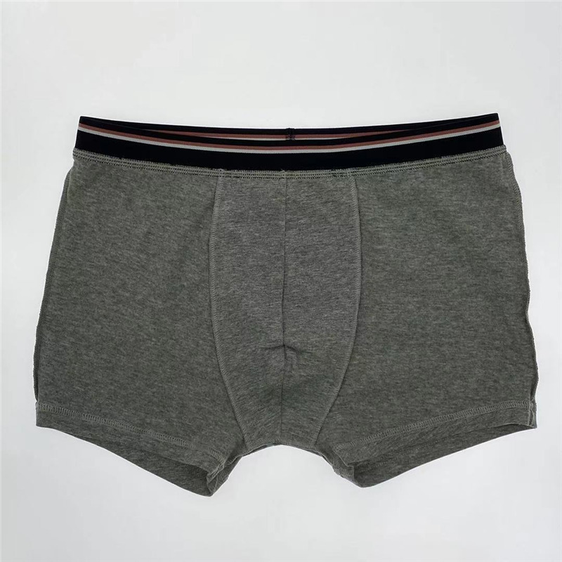 Men's Shorts Grey Bottom Black and White Light Red Striped Belt
