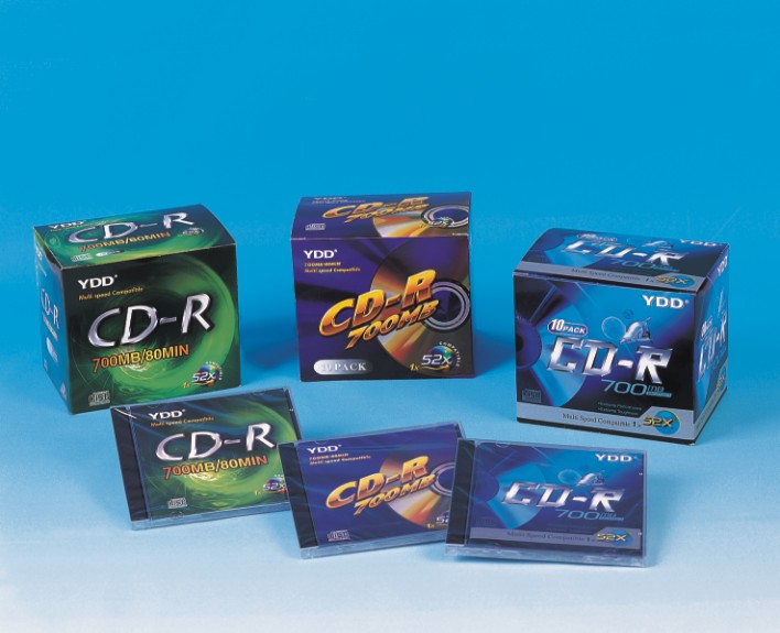 Color 10.4MMCD box packaging CD-R