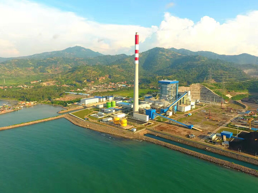 As completed drawing of the wharf of 1×670MW supercritical coal-fired power station project in Bandang, Indonesia