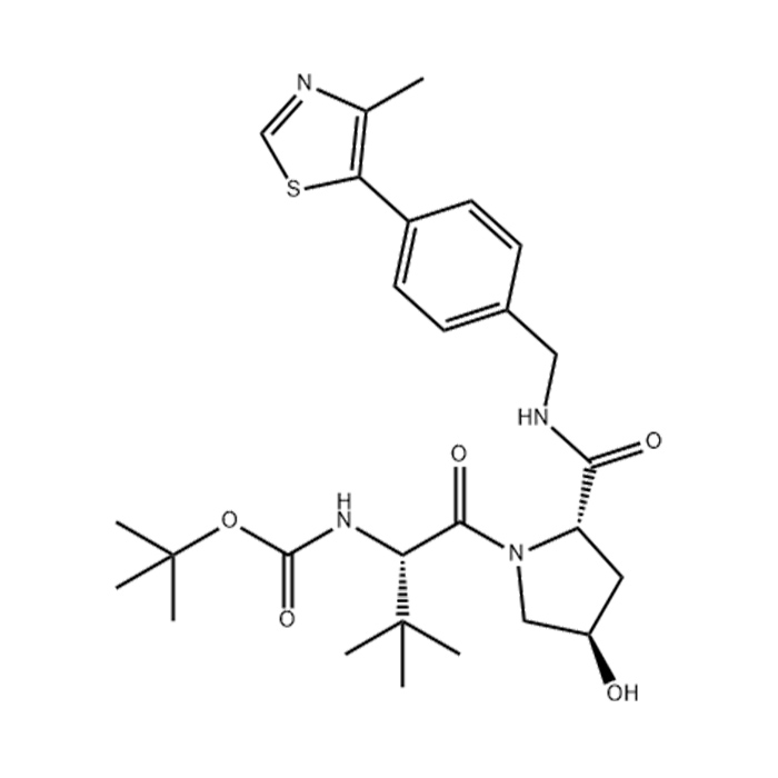 叔-丁基 ((S)-1-((2S,4R)-4-羟基-2-((4-(4-甲基噻唑-5-基)苯甲基)氨基羰基)吡咯烷-1-基)-3,3-二甲基-1-氧亚基丁烷-2-基)氨基甲酯
