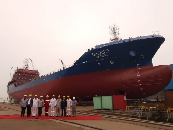 8500DWT Bunkering Tanker Launched by DYOE