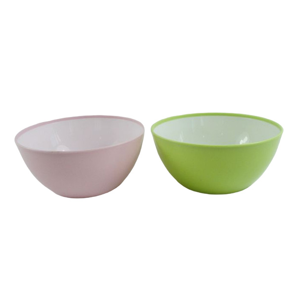 plastic two-tone bowl