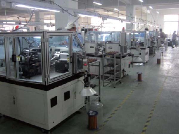 Automatic rotor production line