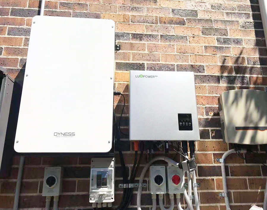 9.6kwh energy system installed in Australia