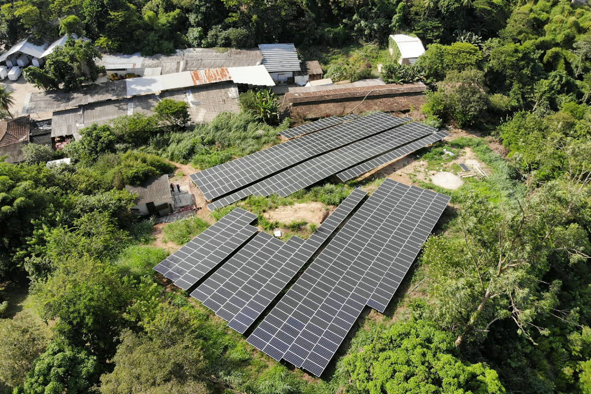 ブラジルの150KW太陽光発電所プロジェクト