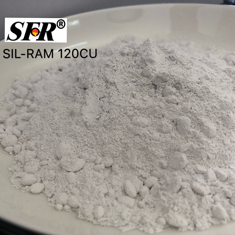 SIL-RAM 120CU Fused silica refractory Refractory for non-ferrous alloy melting in coreless induction furnace