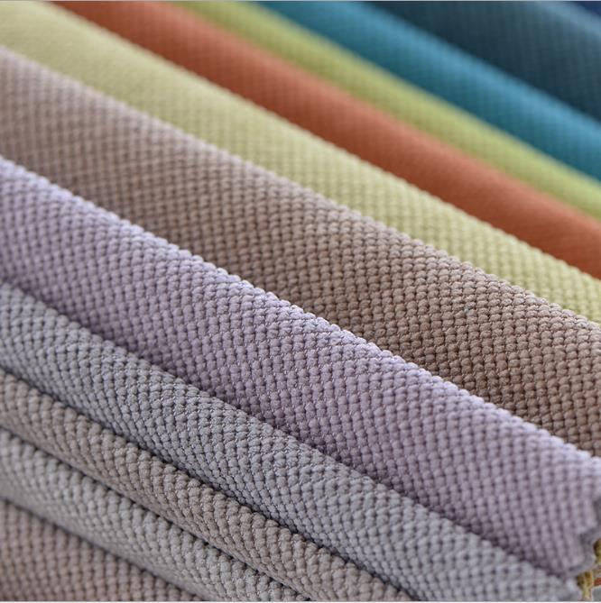 热销涤纶面料切绒天鹅绒用于沙发内饰纺织品面料沙发