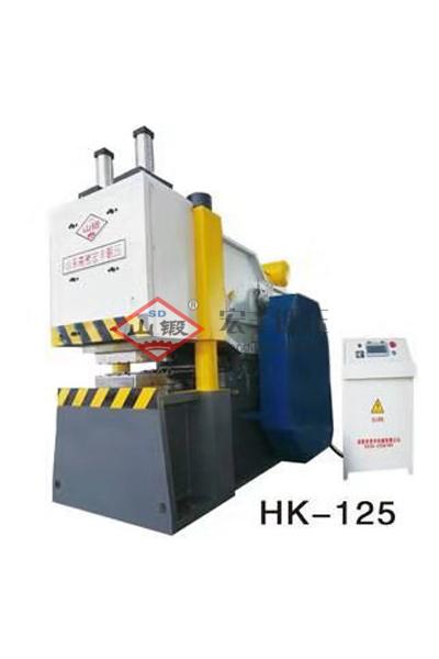 Press machine.  HK series of Open Horizontal Die Parting Flat Forging Machine