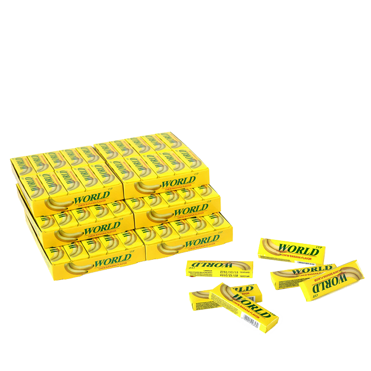5 Sticks Banana Flavor Halal Chewing Gum