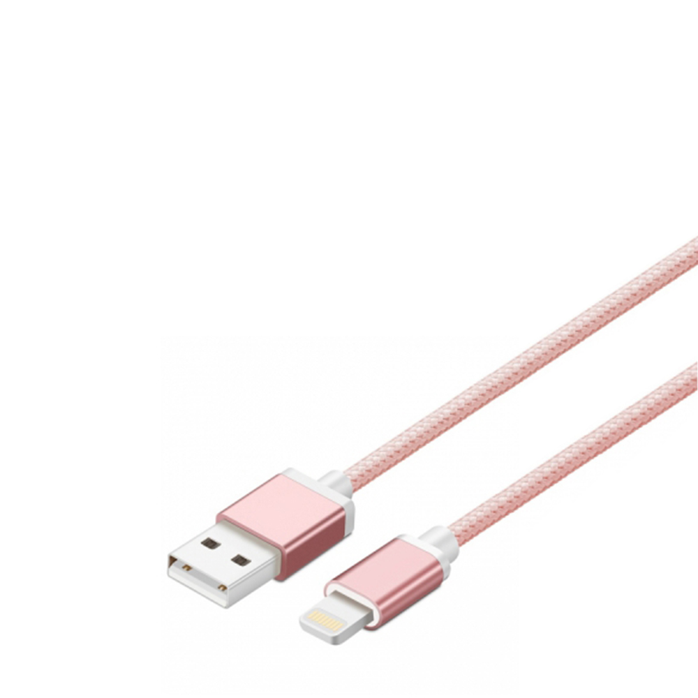 Metal braided iPhone data cable