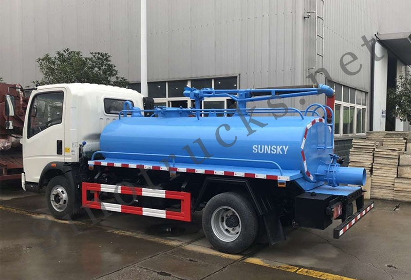 How to extend the life cycle of customized Sewage suction truck