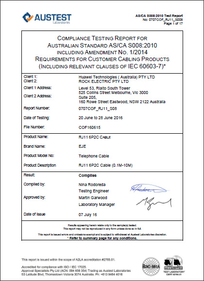 RCM-Australian Certification