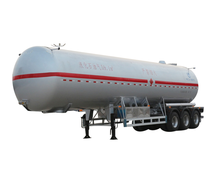 Pressure tanker semi-trailer