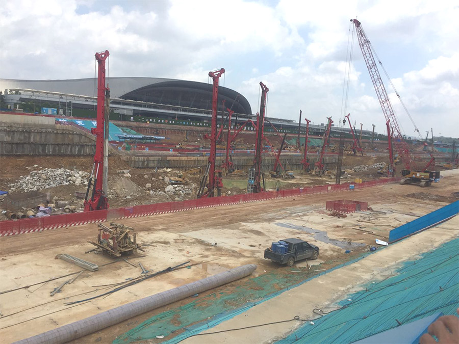 Professional subcontracting of pile foundation of Nanning International Airport Comprehensive Transportation Hub