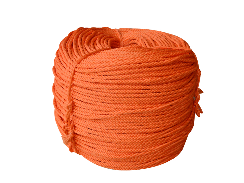 Orange four-eight flower safety rope