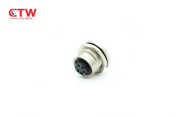 Female 7/8" 5 pin connector for Industrial Control System