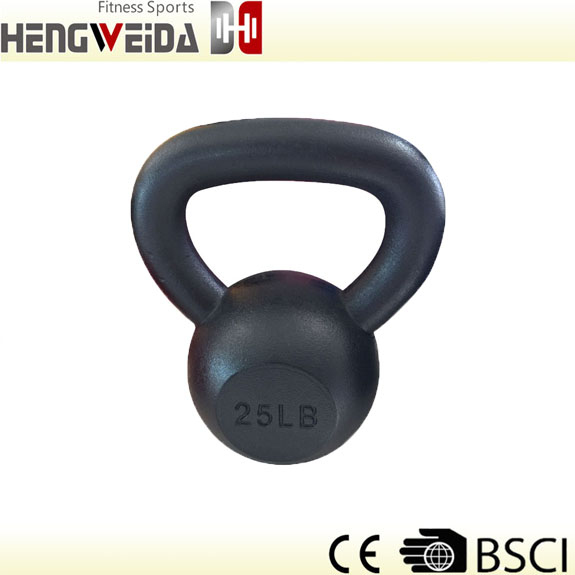 HWD5126-Black Painted Kettlebell